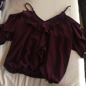 Burgundy tank top